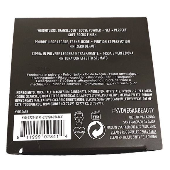 KVD Lock-It Translucent Setting Powder - Picture 2 of 6